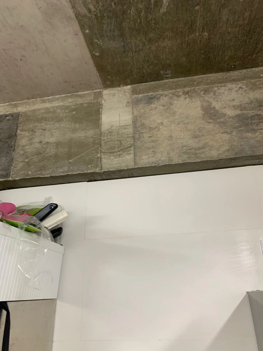 부천 선풍기설치 설치전 벽면 사진